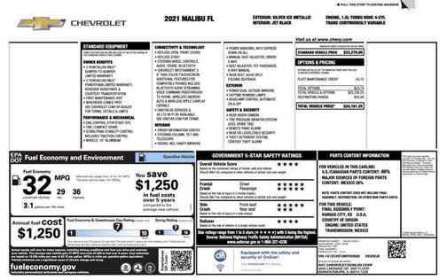 2021 Chevrolet Malibu 1LS