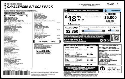 2018 Dodge Challenger R/T Scat Pack