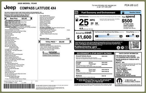 2020 Jeep Compass Latitude