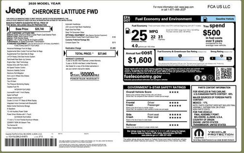 2020 Jeep Cherokee Latitude