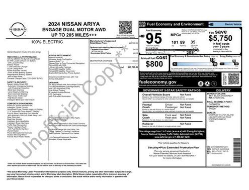 2024 Nissan ARIYA ENGAGE