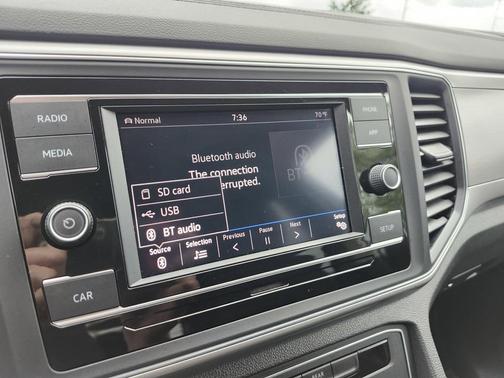 Pure White 2019 Volkswagen Atlas 3.6L S
