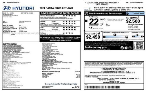 2024 Hyundai SANTA CRUZ XRT