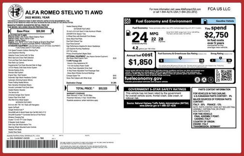 2022 Alfa Romeo Stelvio Ti