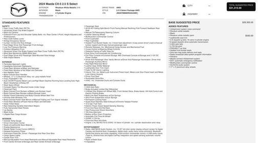 2024 Mazda CX-5 2.5 S Select Package