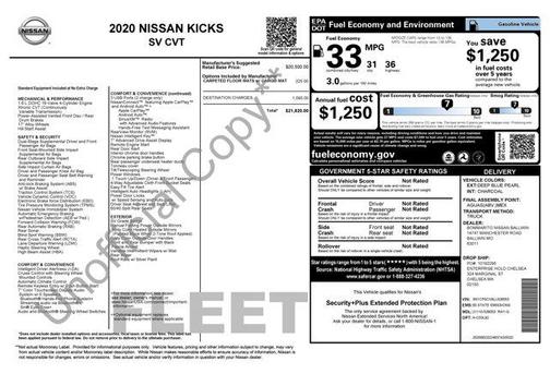 2020 Nissan Kicks SV