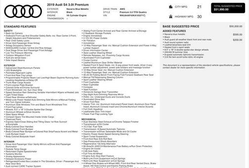 2019 Audi S4 3.0T Premium