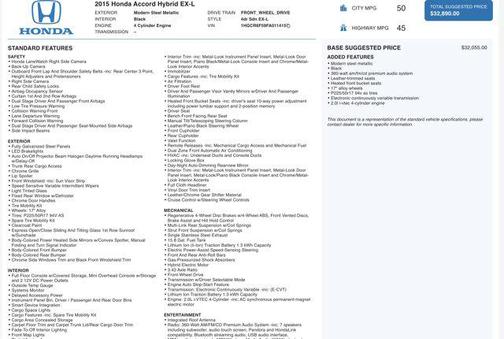 2015 Honda Accord Hybrid EX-L