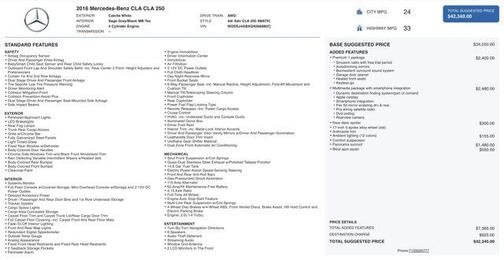 2016 Mercedes-Benz CLA-Class 4MATIC