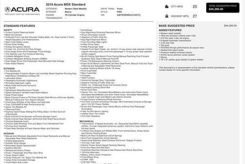 2019 Acura MDX 3.5L