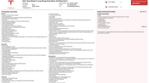 2021 Tesla Model Y Long Range Dual Motor All-Wheel Drive