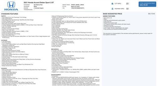 2021 Honda Accord Sport 1.5T