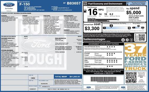 TUXEDO BLACK METALLIC 2014 Ford F-150 STX