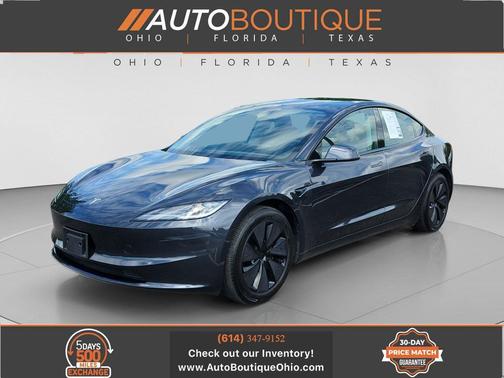 Solid Black 2024 Tesla Model 3 Long Range