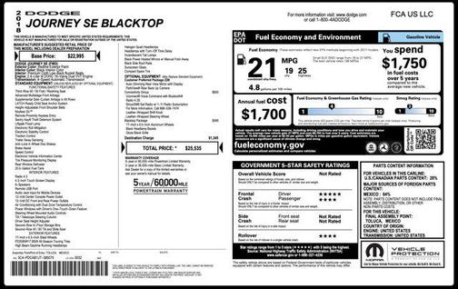 2018 Dodge Journey SE
