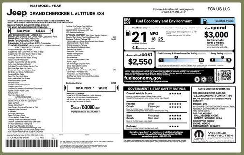 2024 Jeep Grand Cherokee L Altitude
