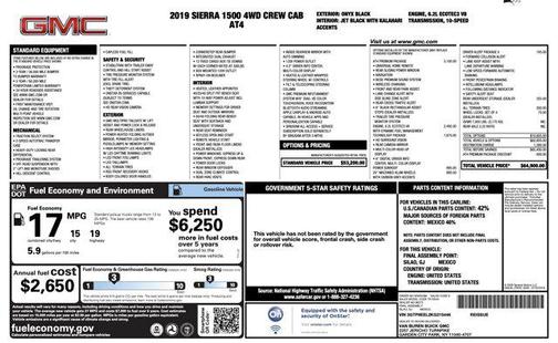 2019 GMC Sierra 1500 AT4