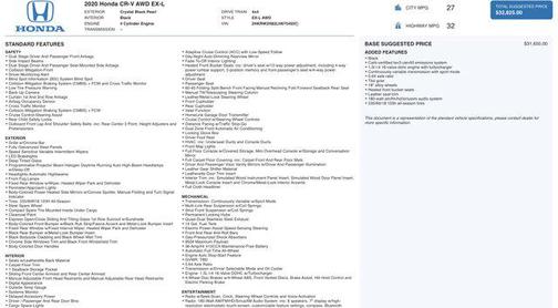 2020 Honda CR-V AWD EX-L