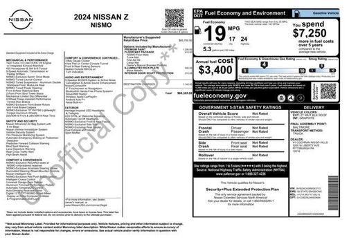 2024 Nissan Z NISMO Auto