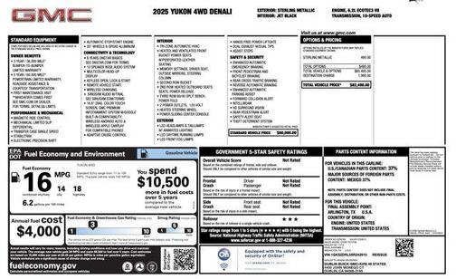 2025 GMC Yukon Denali