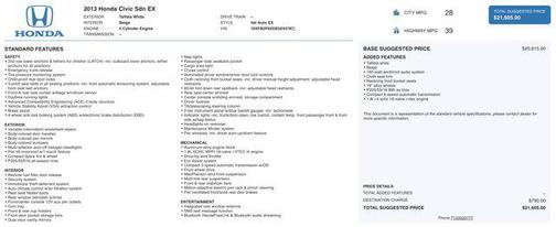2013 Honda Civic EX
