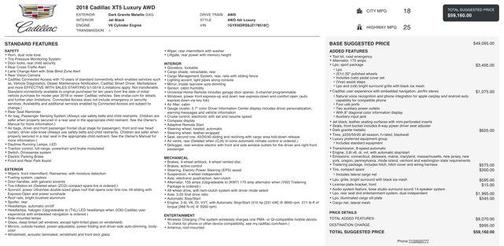 2018 Cadillac XT5 Luxury
