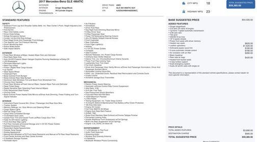 2017 Mercedes-Benz GLE 350 4MATIC