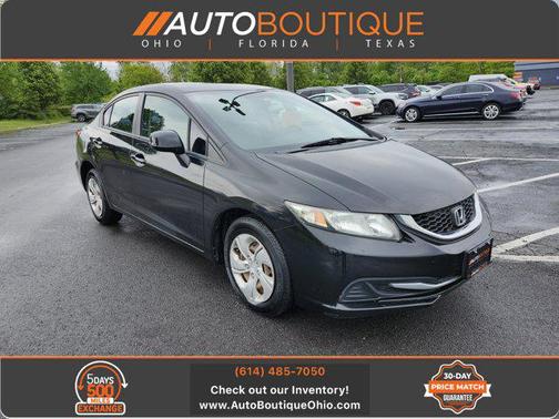 Crystal Black Pearl 2013 Honda Civic LX