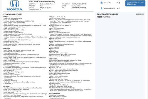 2020 Honda Accord Hybrid Touring