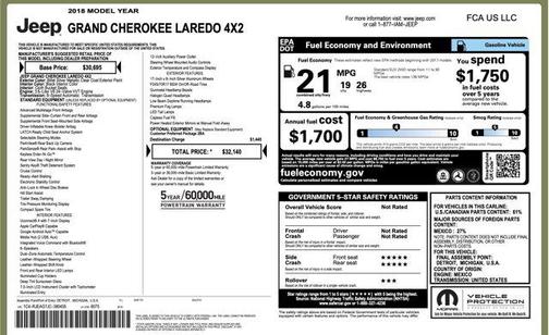 2018 Jeep Grand Cherokee Laredo