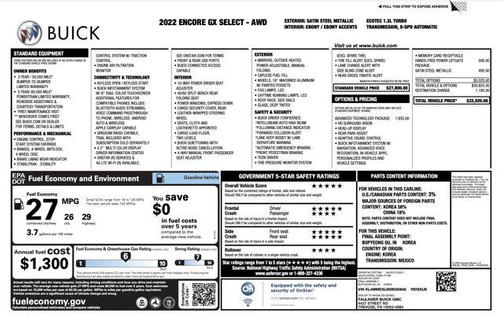 2022 Buick Encore GX Select