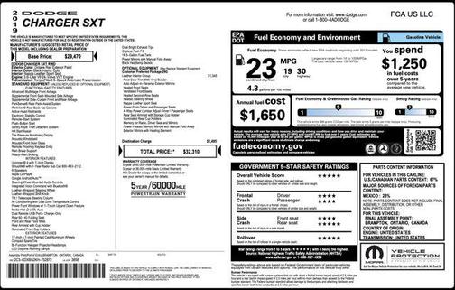 2019 Dodge Charger SXT