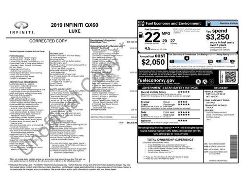 2019 INFINITI QX60 Luxe