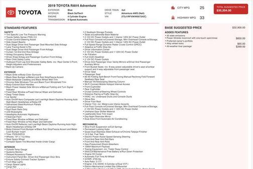 2019 Toyota RAV4 Adventure