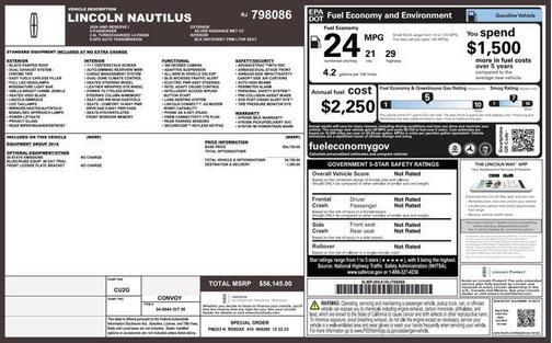 2024 Lincoln Nautilus Reserve