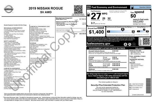 2019 Nissan Rogue SV