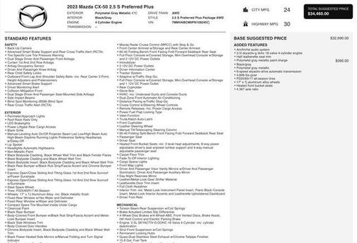 2023 Mazda CX-50 2.5 S Preferred Plus Package