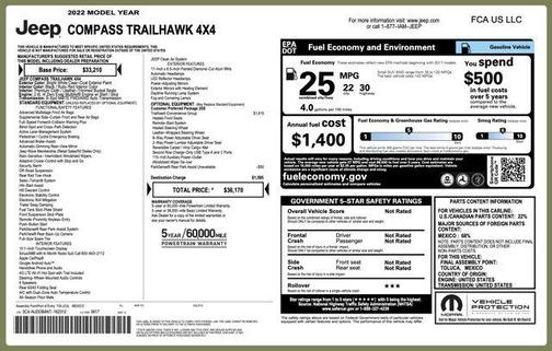2022 Jeep Compass Trailhawk