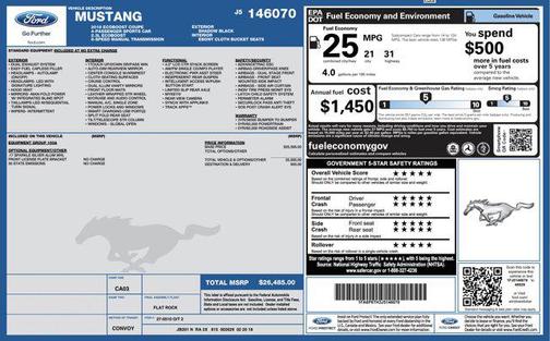 2018 Ford Mustang EcoBoost