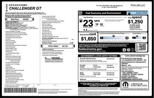 2019 Dodge Challenger GT