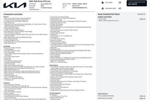 2021 Kia Forte GT-Line