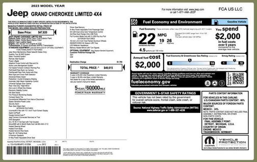 2023 Jeep Grand Cherokee Limited