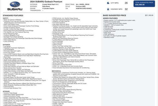 2024 Subaru Outback Premium