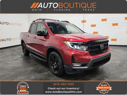 Radiant Red Metallic II 2025 Honda Ridgeline Black