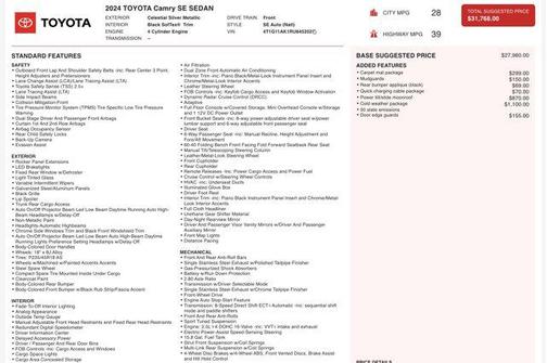 2024 Toyota Camry SE