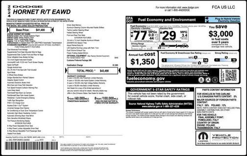2024 Dodge Hornet R/T EAWD