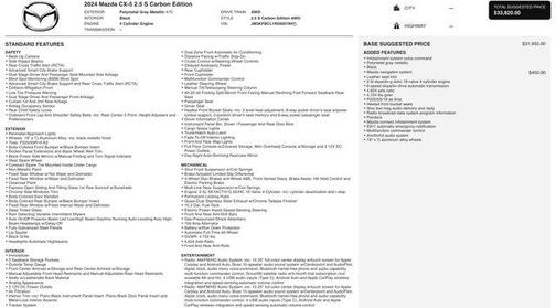 2024 Mazda CX-5 2.5 S Carbon Edition