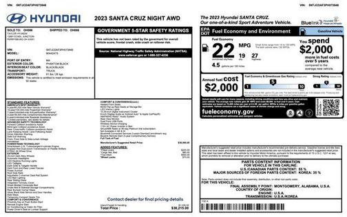 2023 Hyundai SANTA CRUZ NIGHT