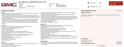 2017 GMC Sierra 1500 Base