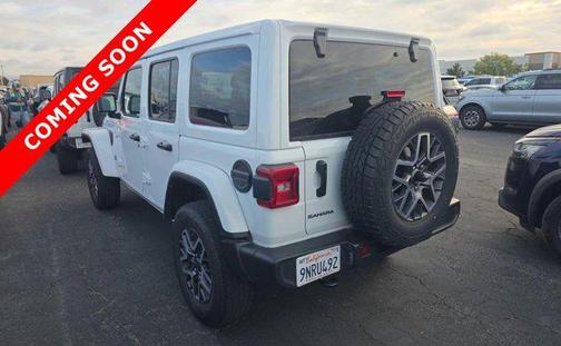 Bright White Clearcoat 2025 Jeep Wrangler 4-Door Sahara 4x4